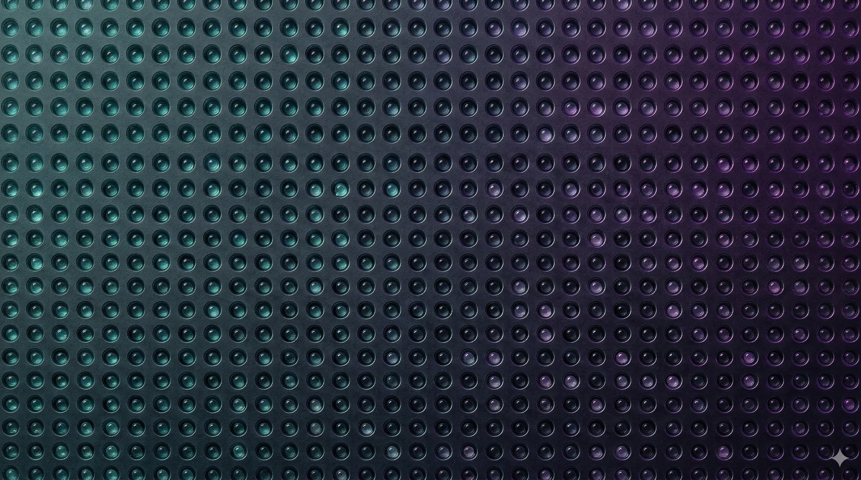 Macro view of Glacier Card molecular wells