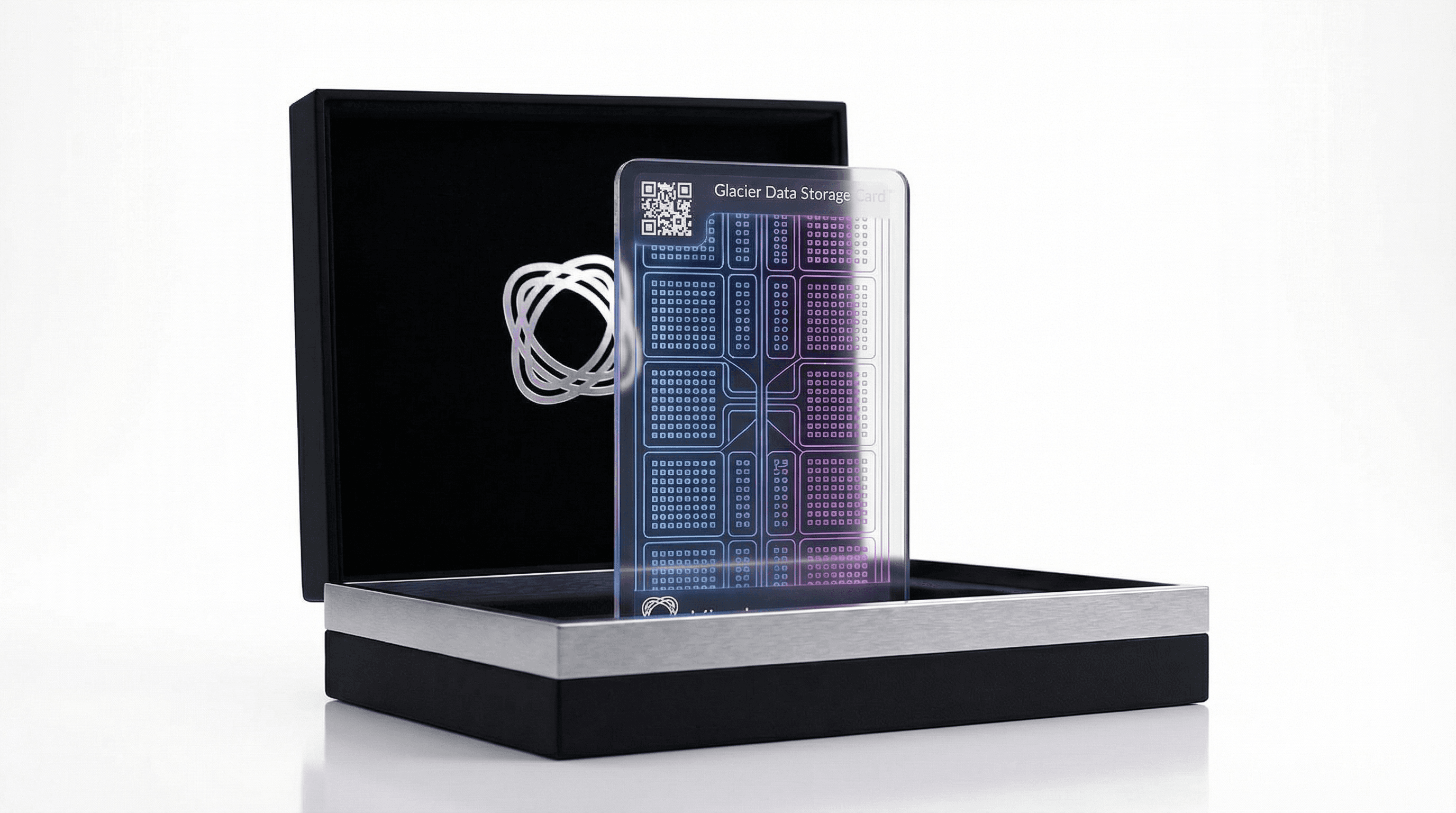 Mimulus Glacier Data Storage Card and packaging