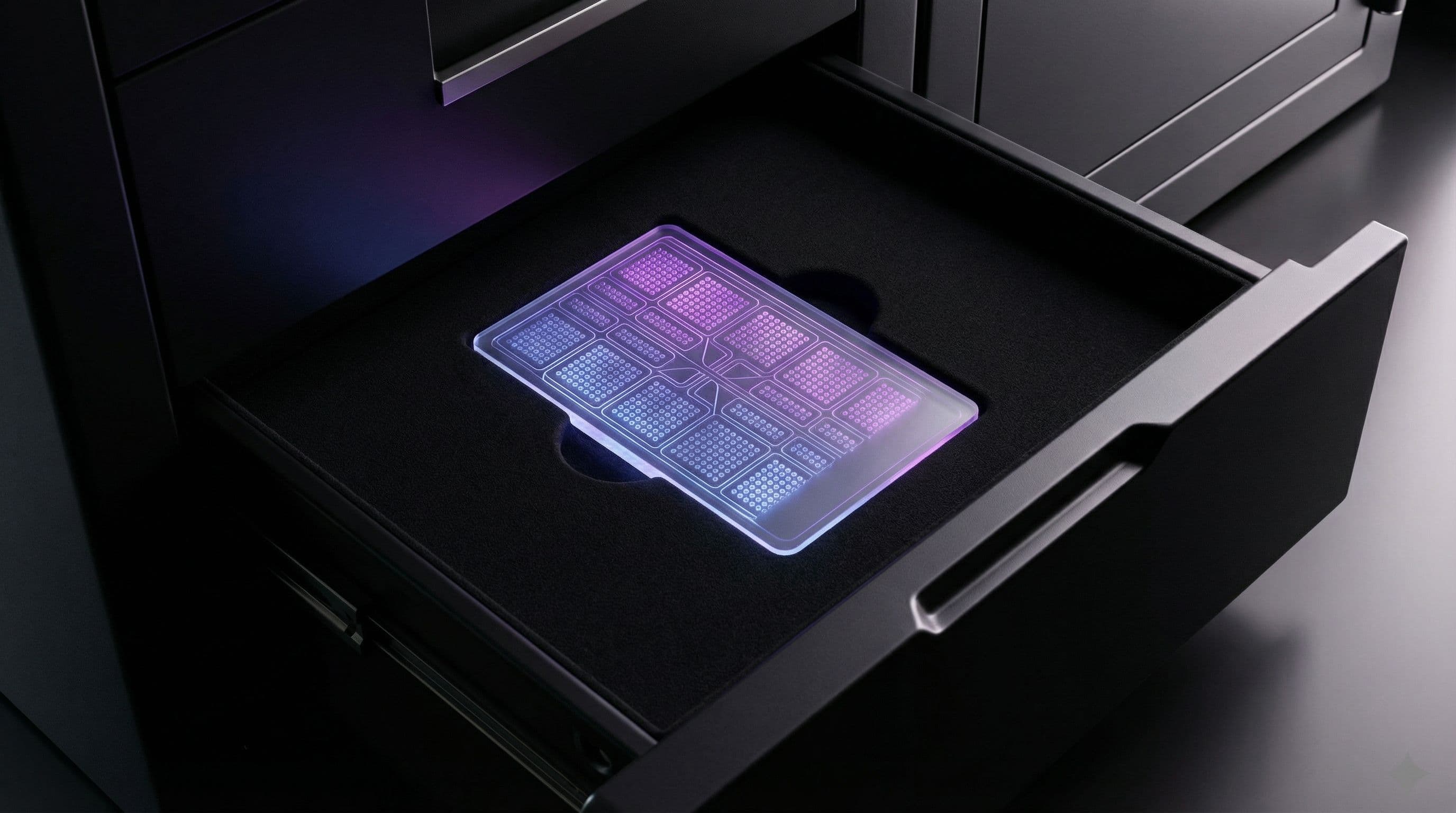 Glacier Card being sealed for archival storage